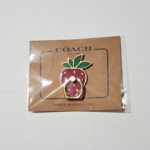 🔥LAST ONE 🔥 Coach Phone Grip/Ring